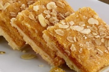 Apricot and Almond Slice